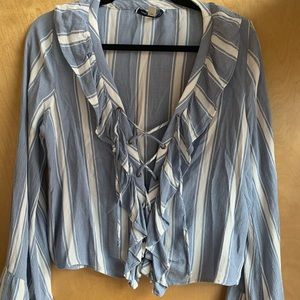 Blue/White Stripped Blouse